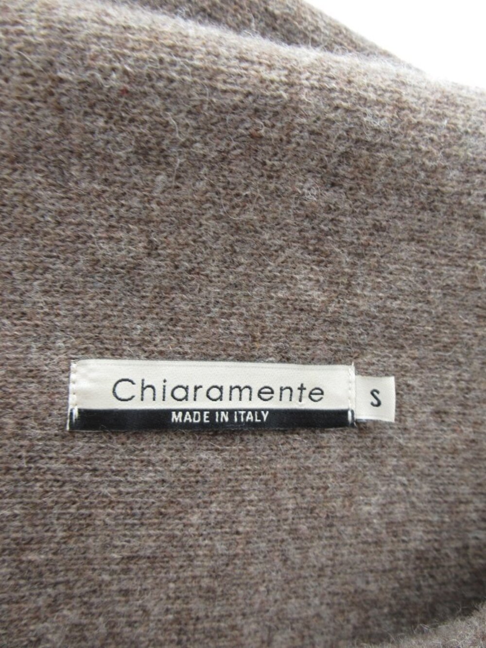Chiaramente Sweater Small Wool Drape Wrap Lagenlook Artsy Italy * - Picture 9 of 12